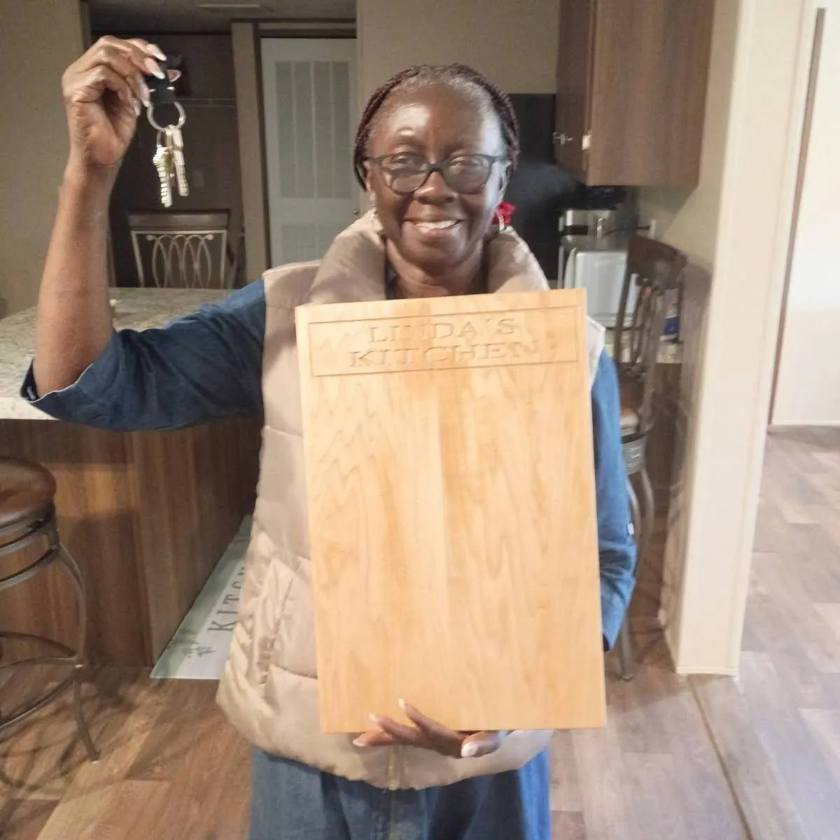 LINDA P. welcome home image