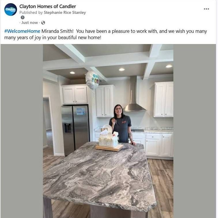 MIRANDA S. welcome home image