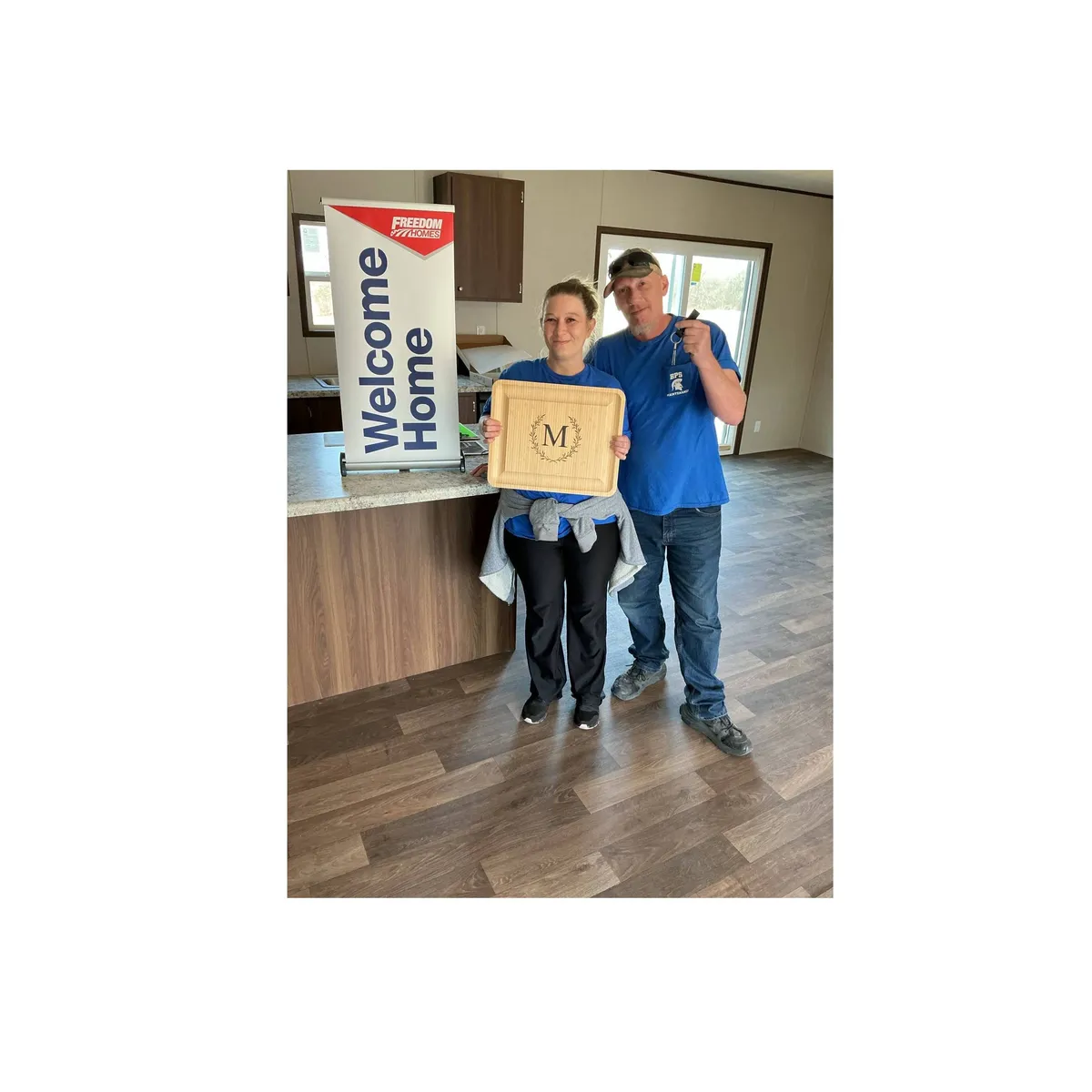 ROBERT M. welcome home image