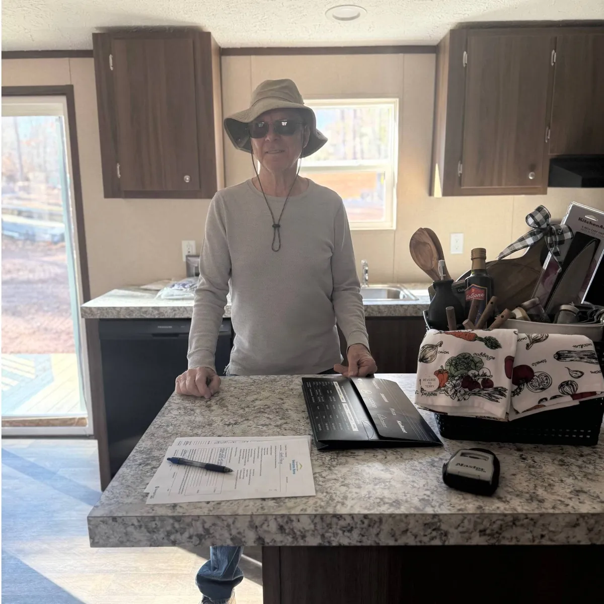 KENNETH F. welcome home image