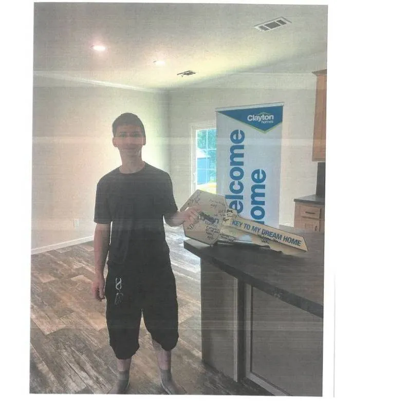 JAMES E. welcome home image