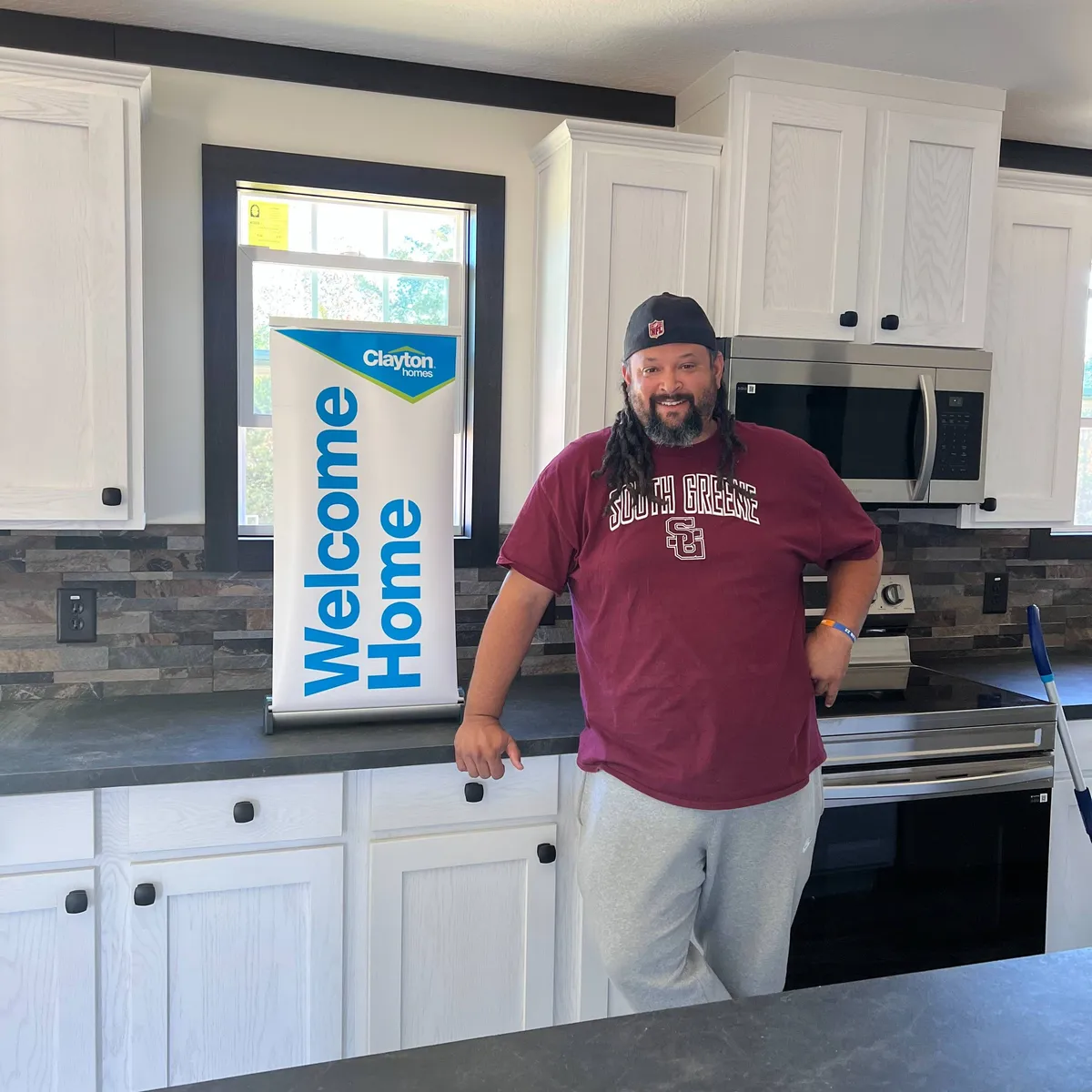 Chad B. welcome home image