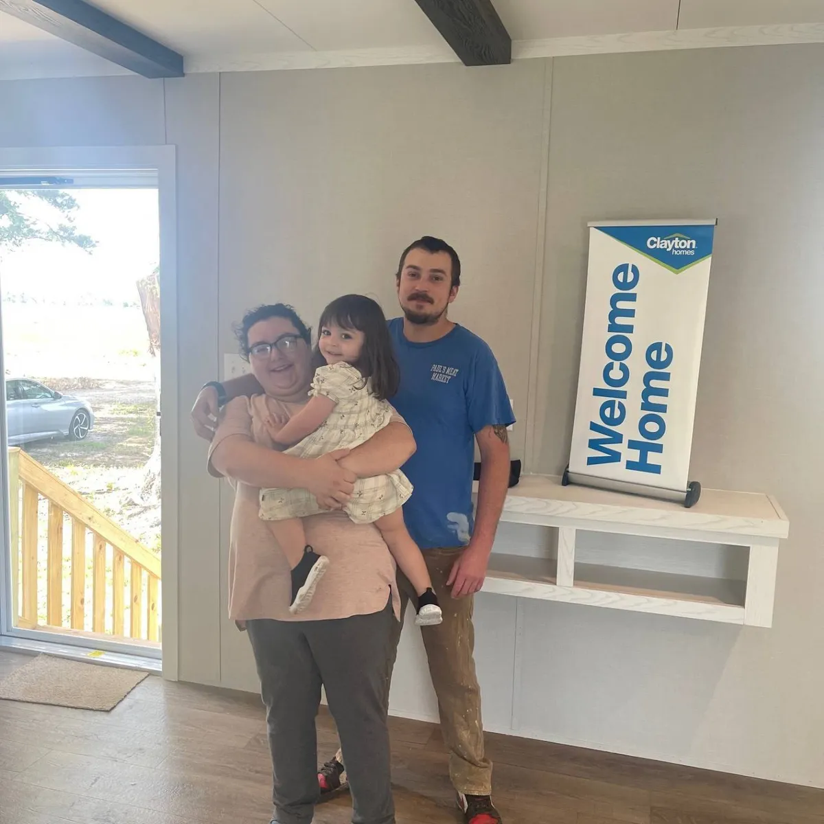 Ted Charles B. welcome home image