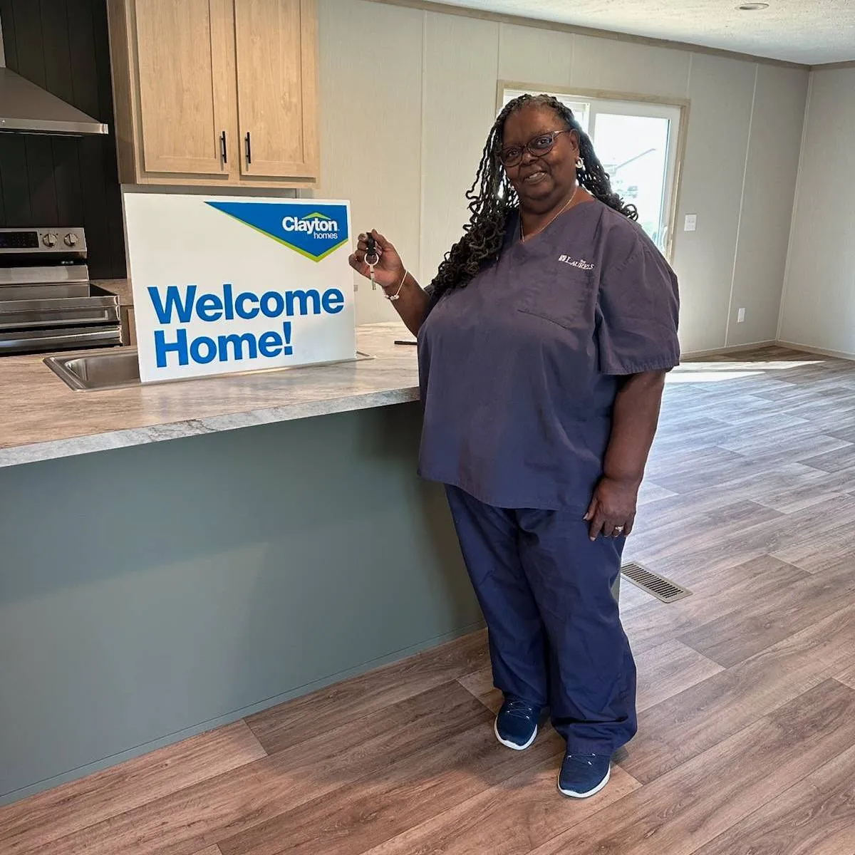Freda M. welcome home image