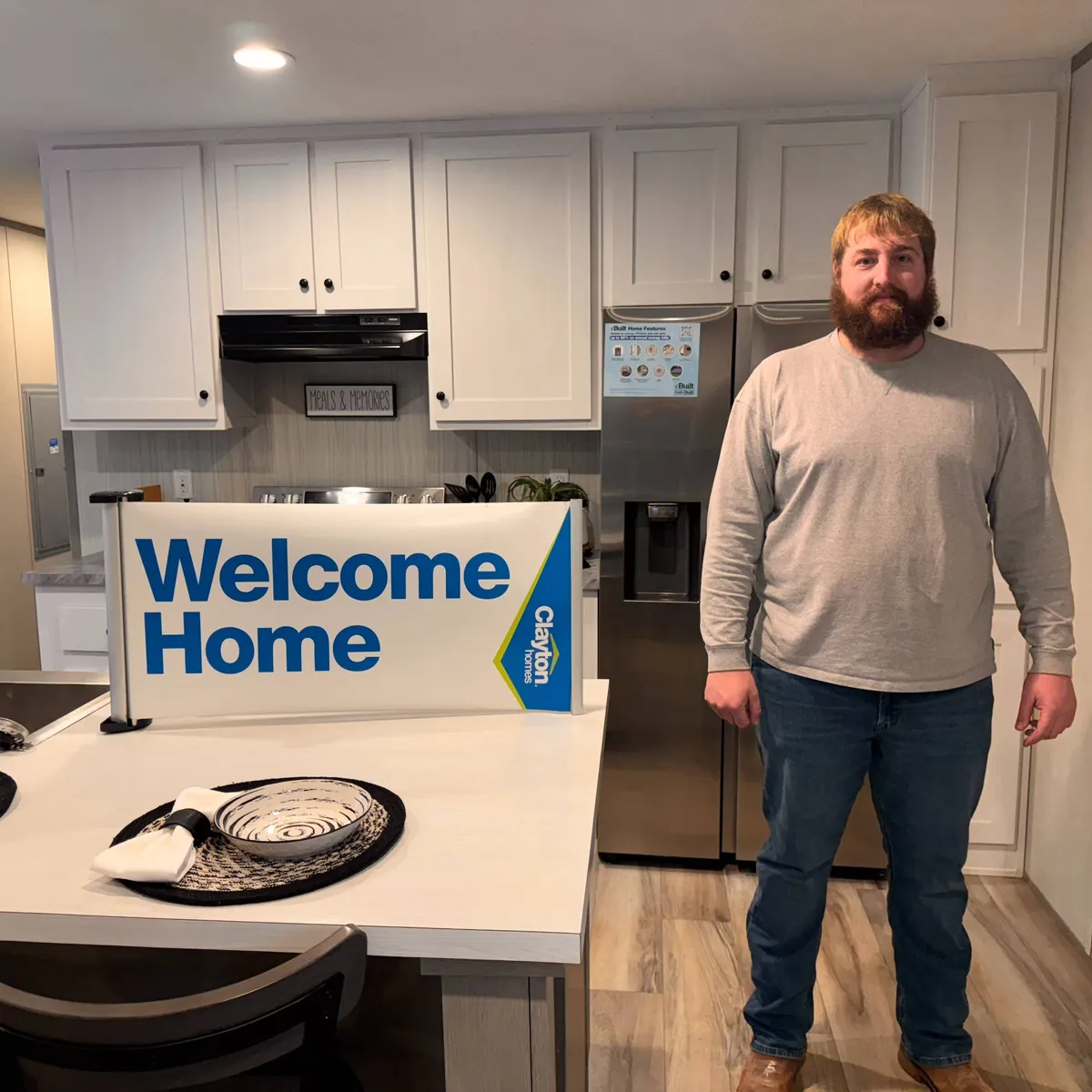 BRANDON L. welcome home image