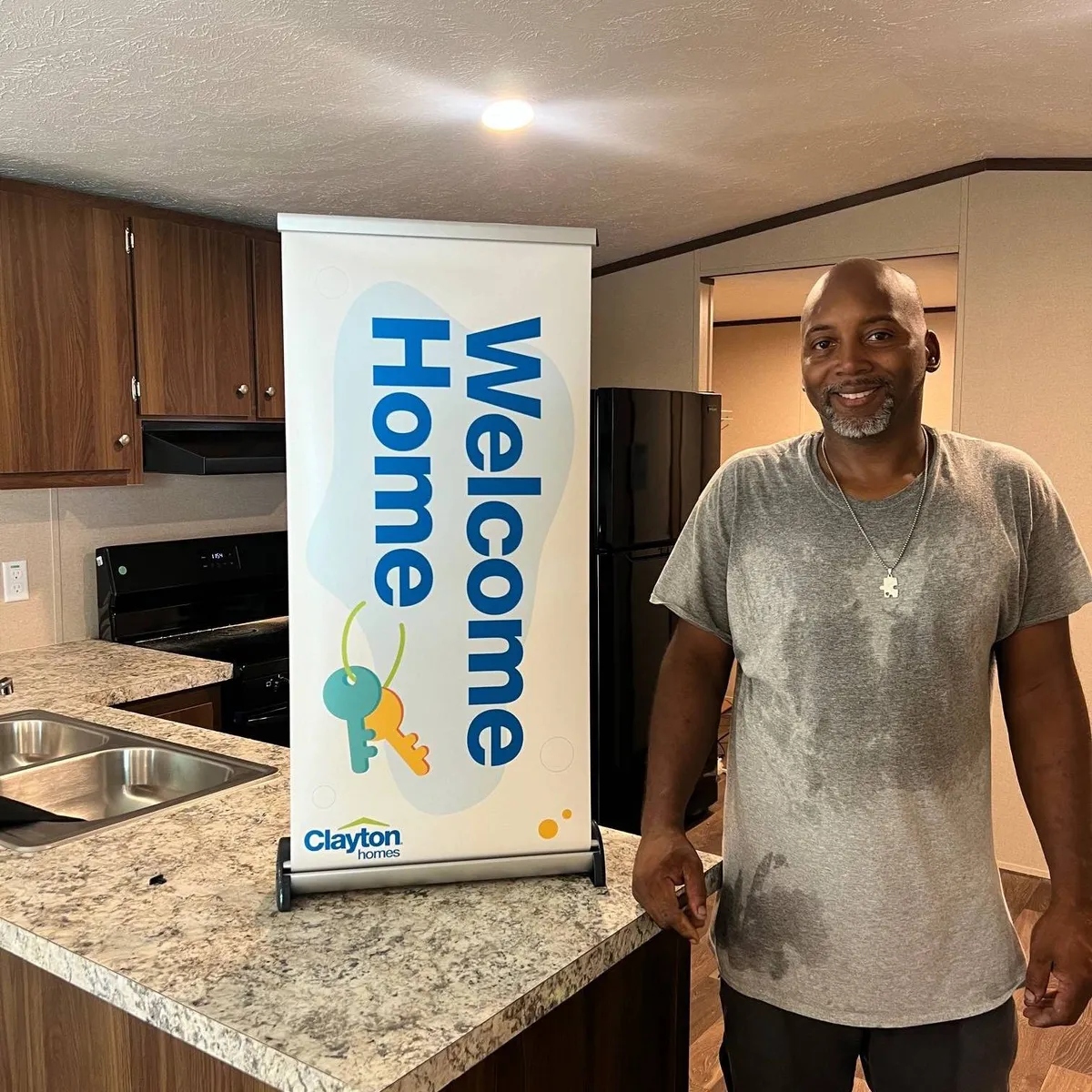 Darwin R. welcome home image