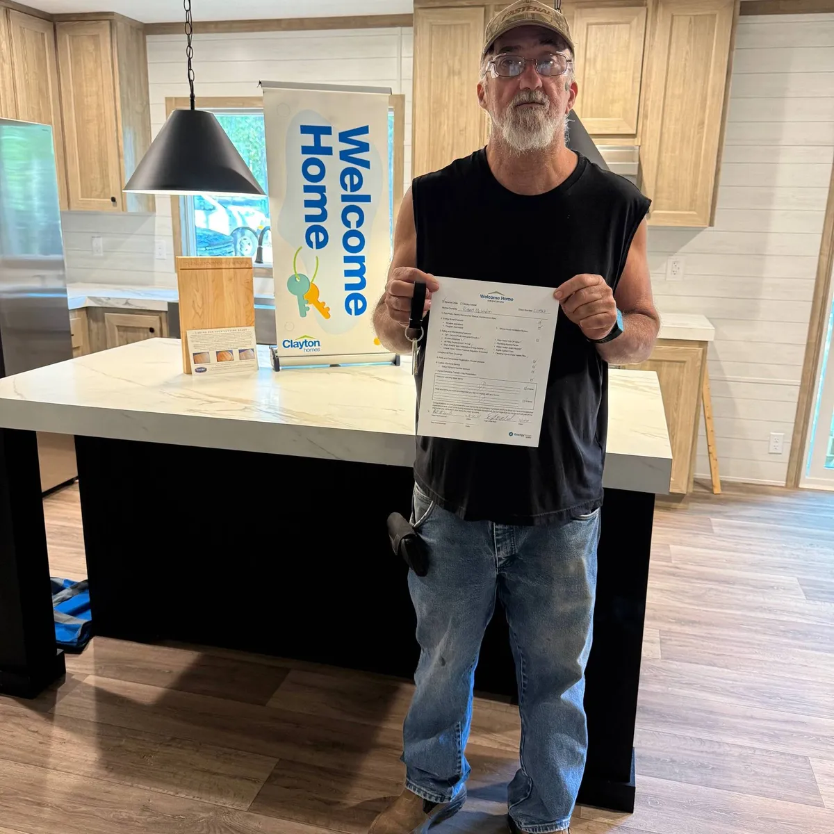 ROBERT M. welcome home image