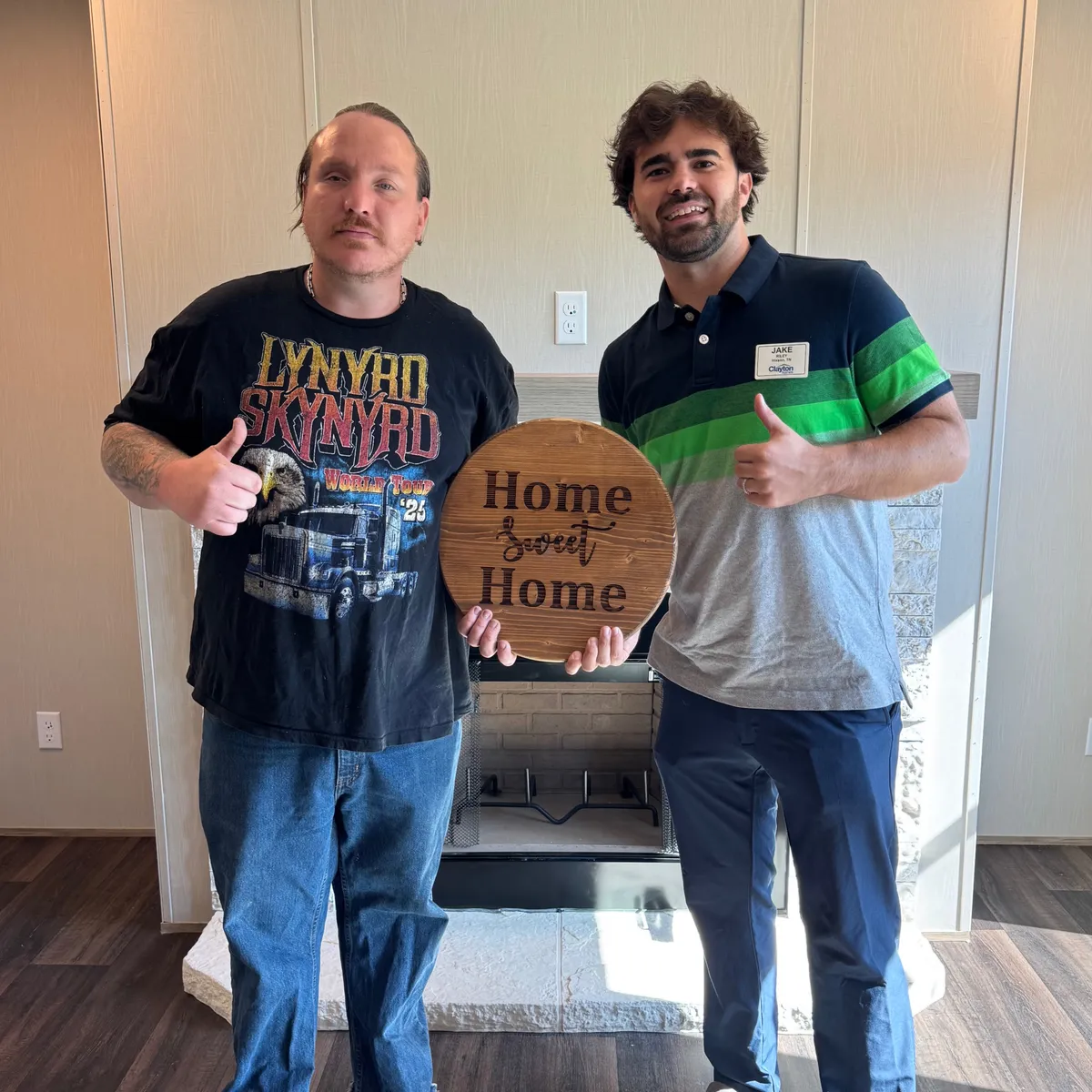 Cody N. welcome home image