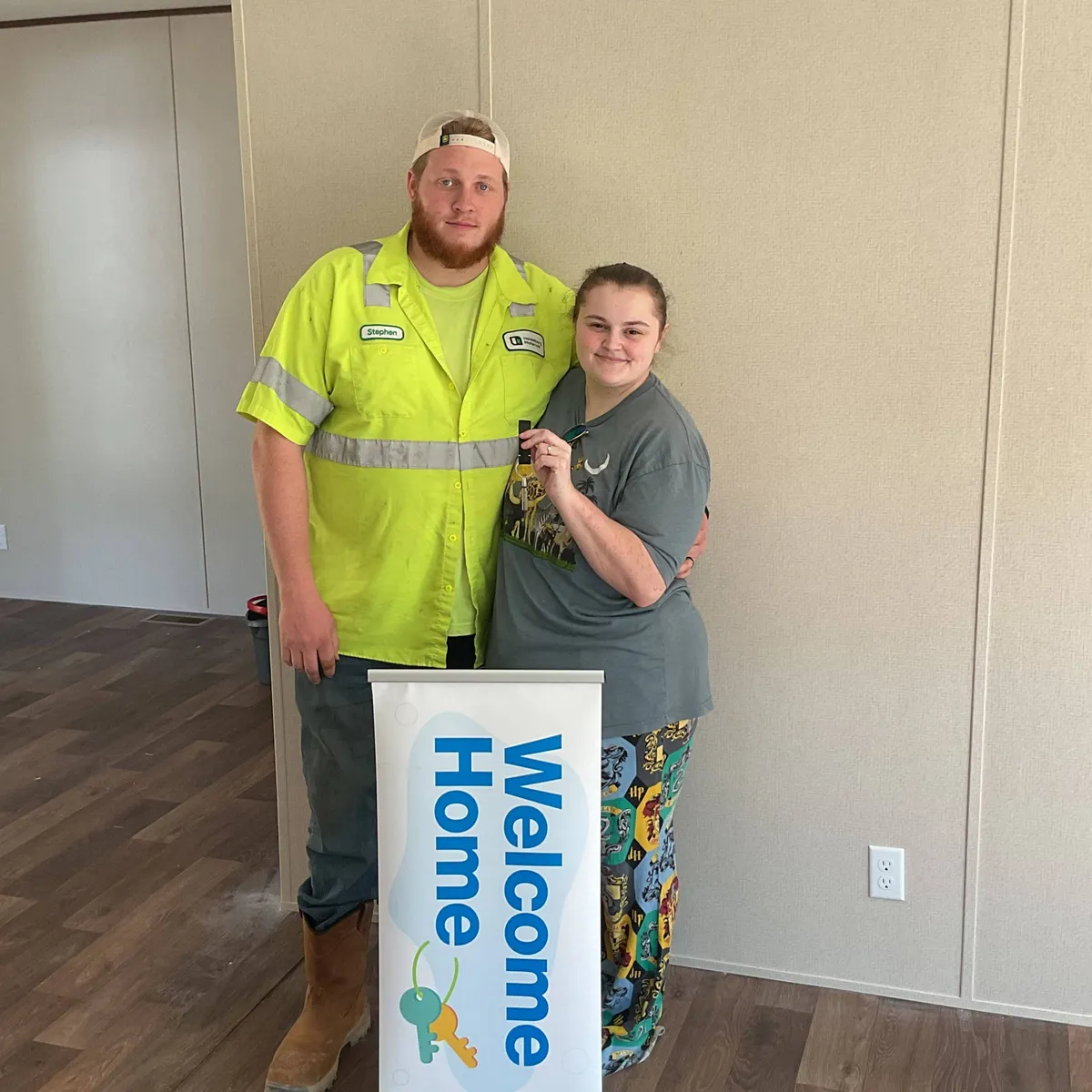 RAYMOND H. welcome home image