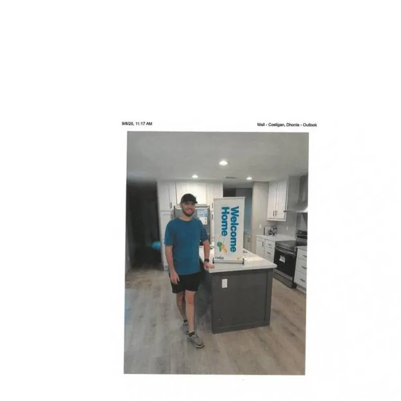 LOGAN P. welcome home image