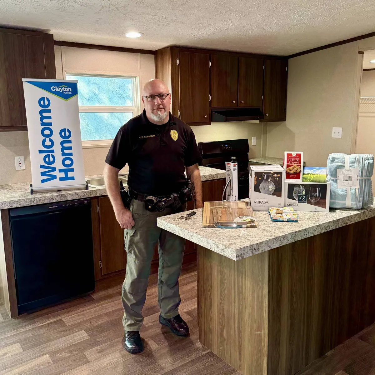 CHARLES R. welcome home image