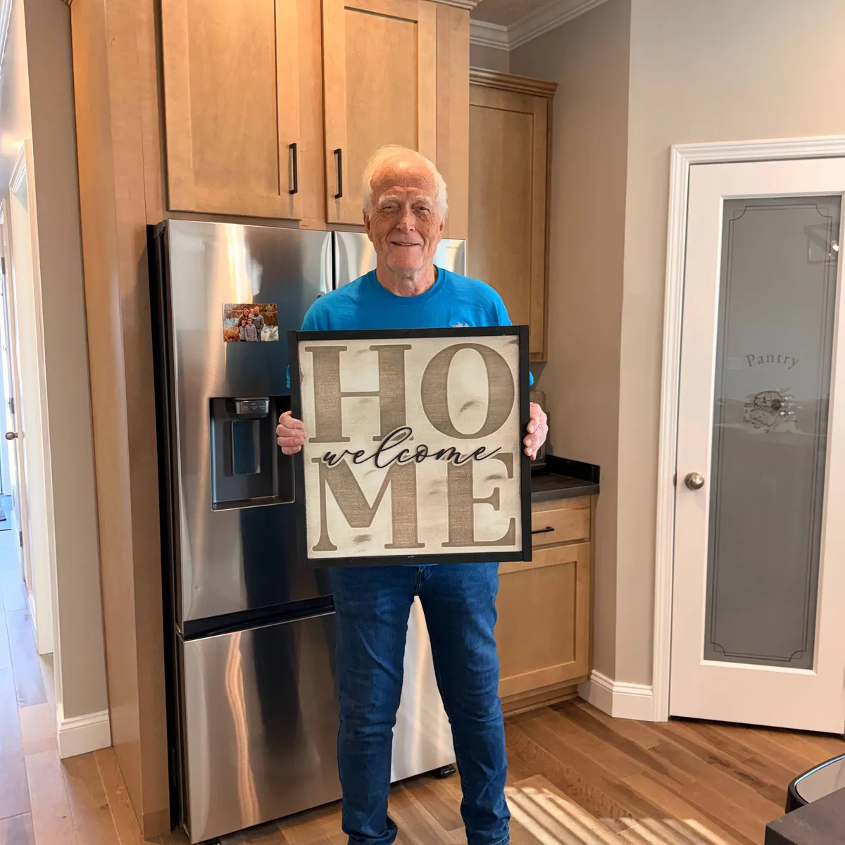 CHARLES B. welcome home image