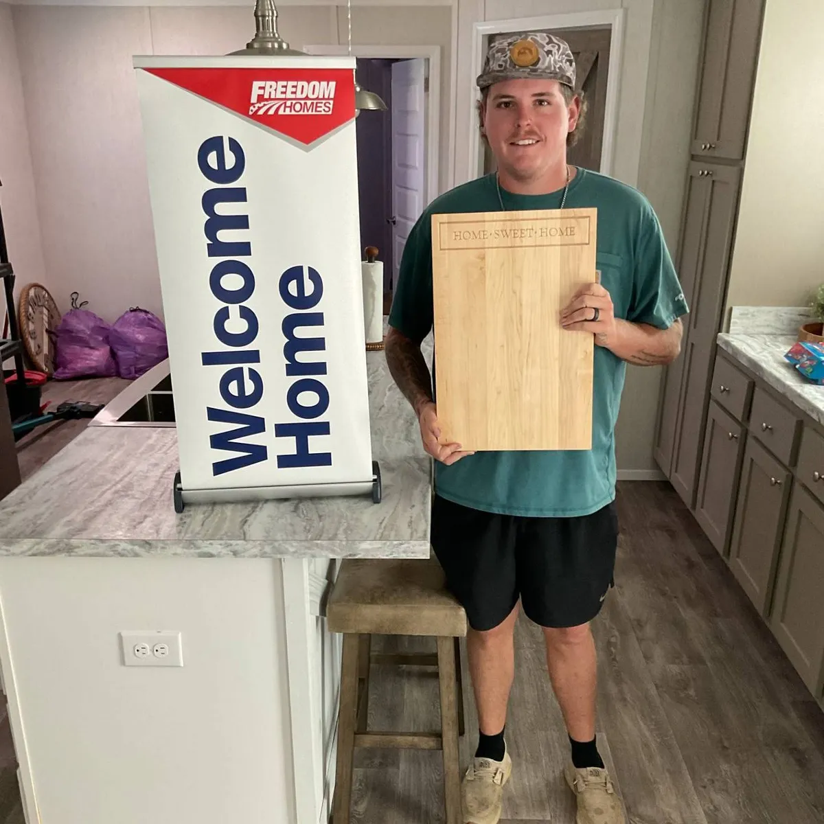 Hayden W. welcome home image