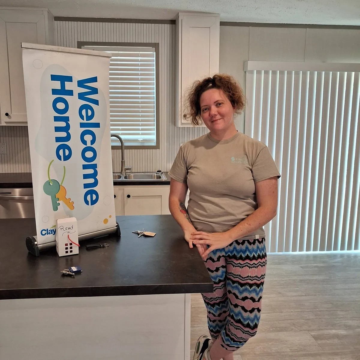 Crystal R. welcome home image