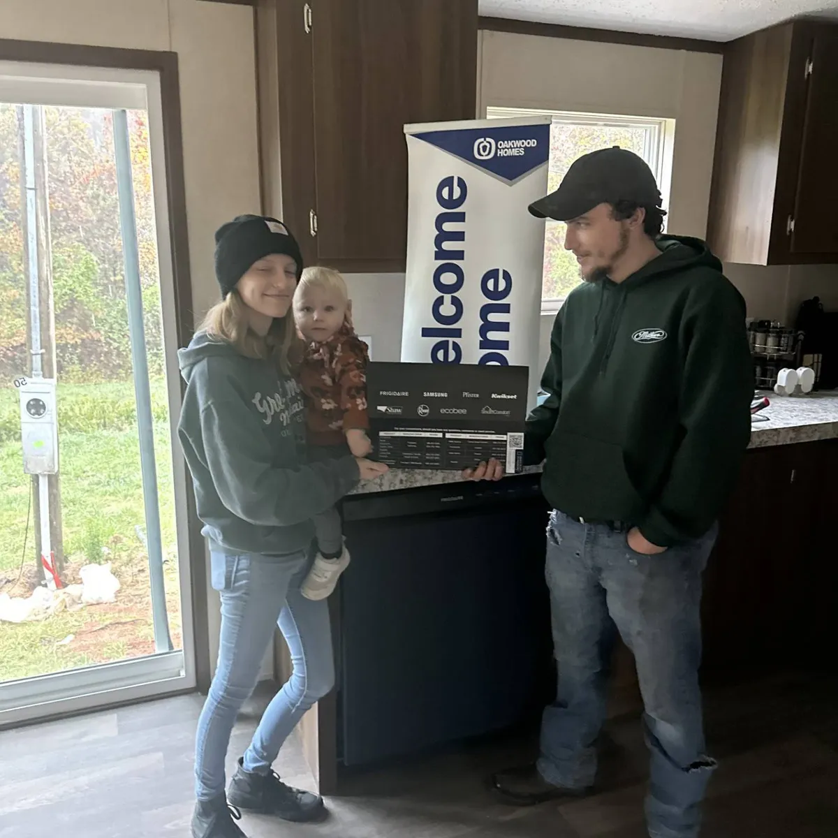 KALEB A. welcome home image