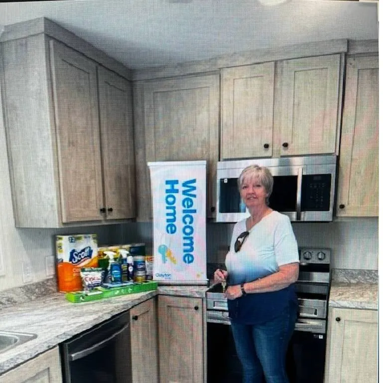 Kathryn F. welcome home image