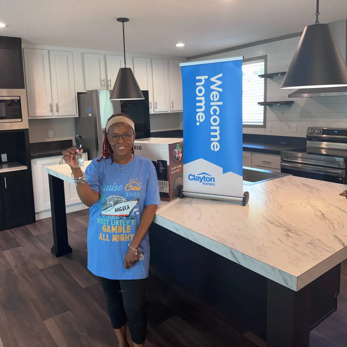 Angela P. welcome home image