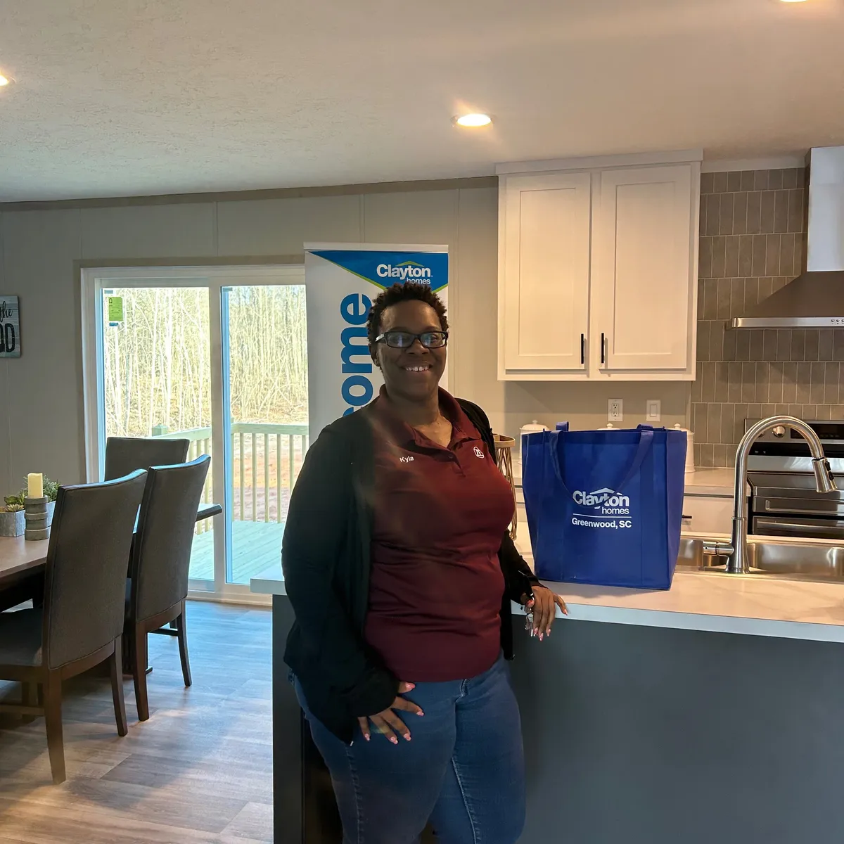 Kyla B. welcome home image