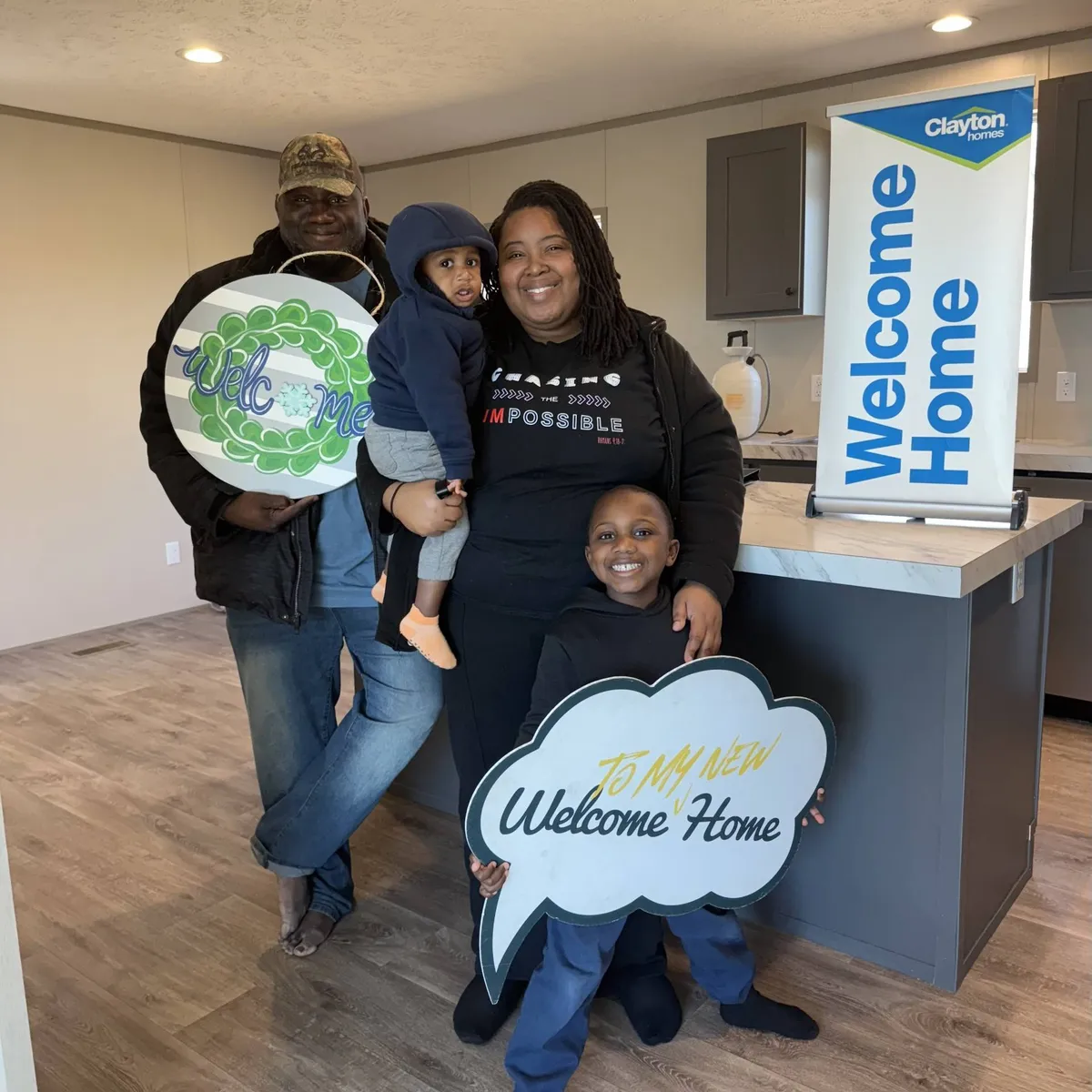 JASMINE M. welcome home image