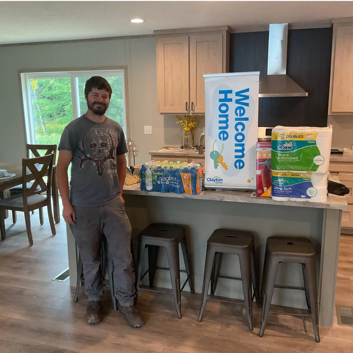 Tristen G. welcome home image
