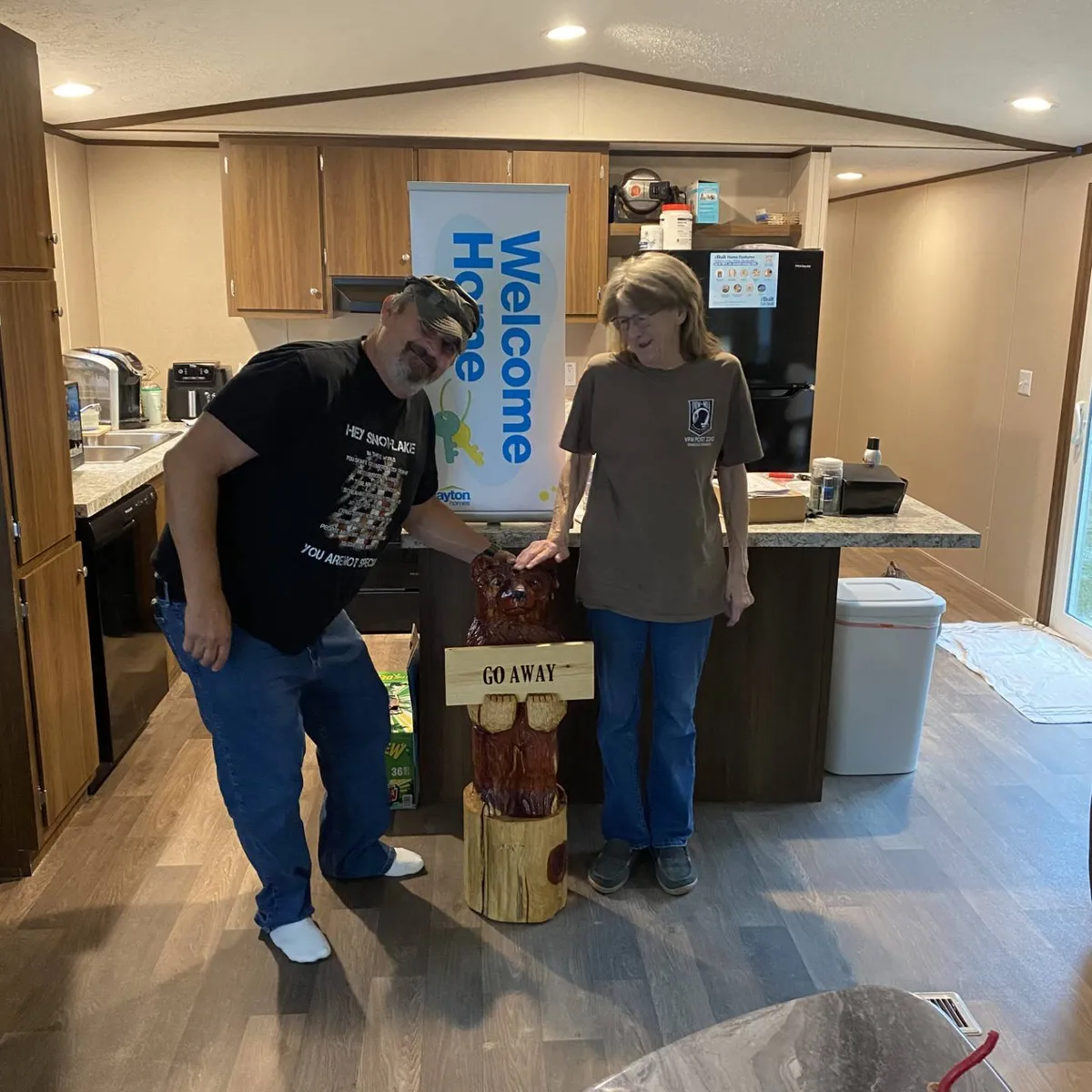 ROBERT E. welcome home image