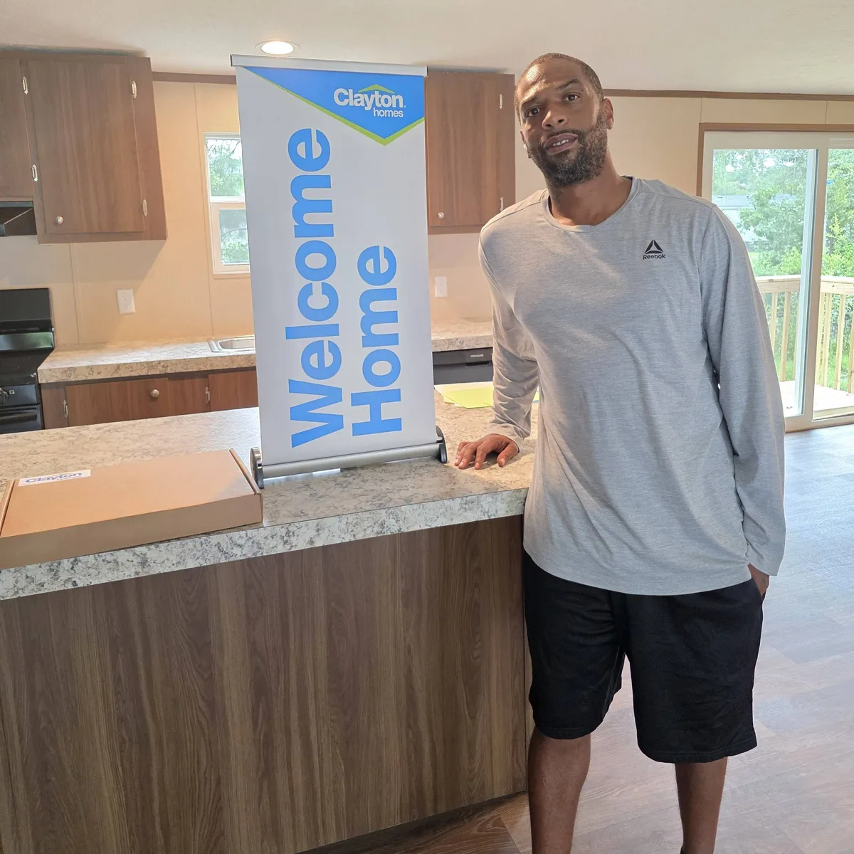 Julious A. welcome home image