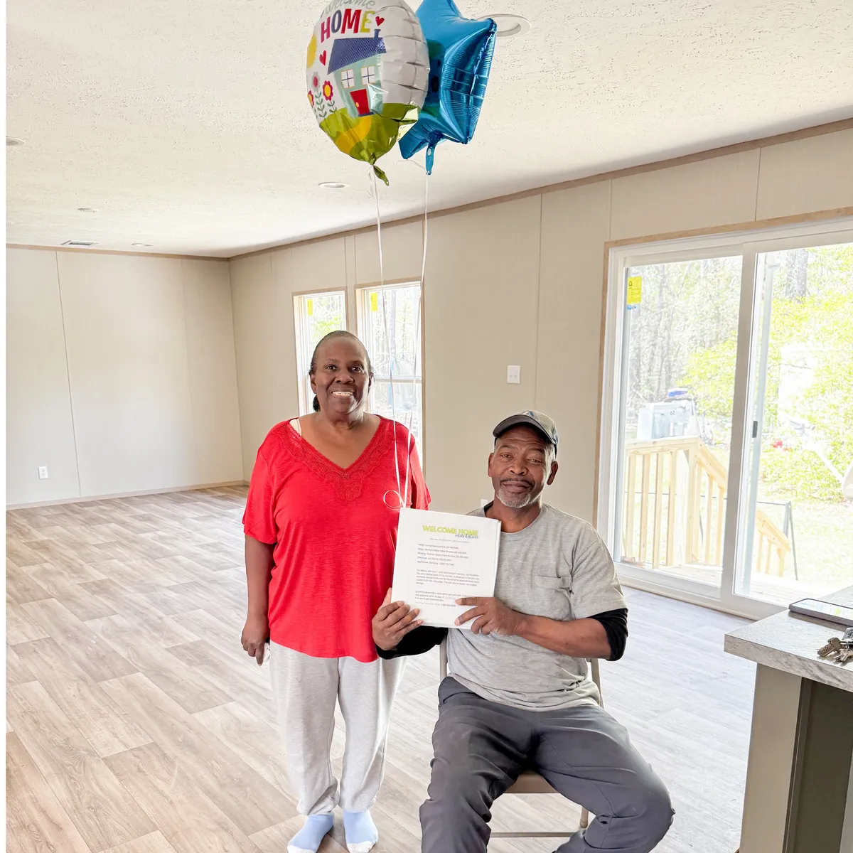 SHIRLEY J. welcome home image