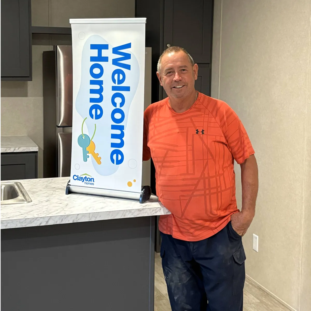 JAMES N. welcome home image