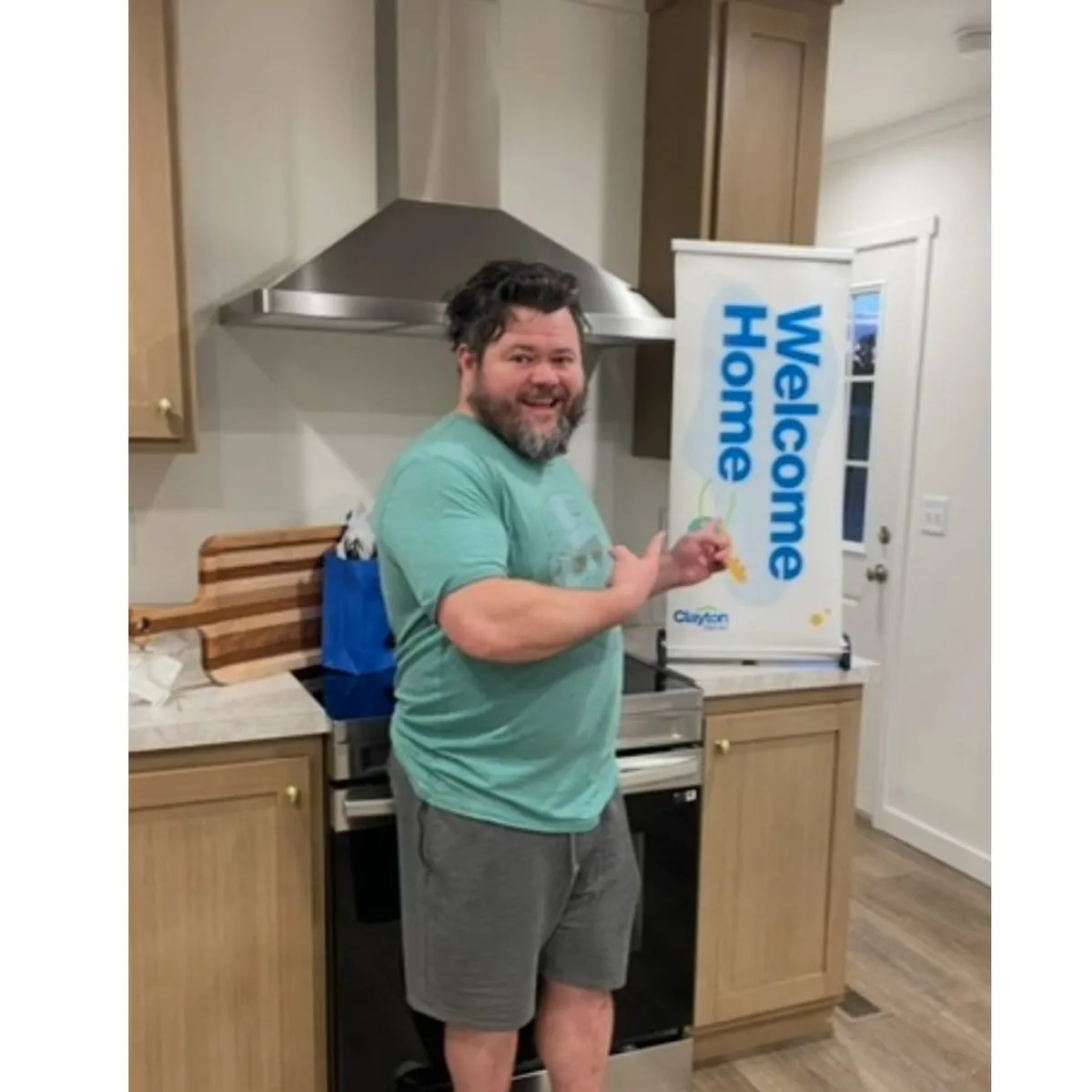 RICHARD D. welcome home image