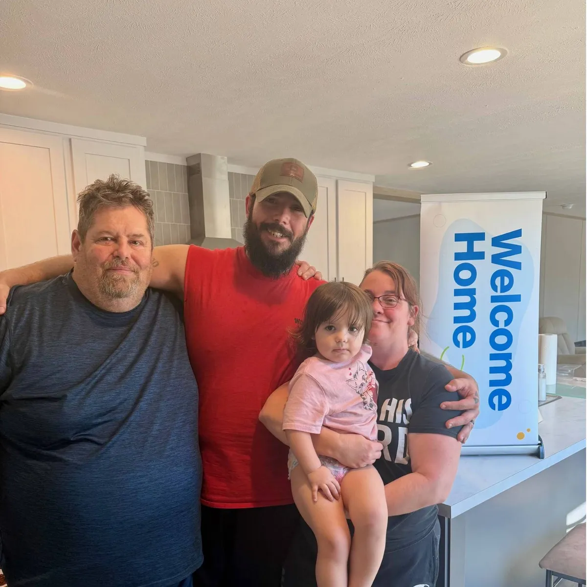 JAMES M. welcome home image