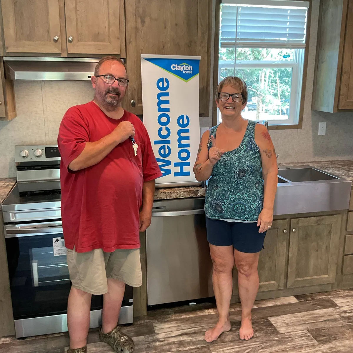 ROBERT E. welcome home image