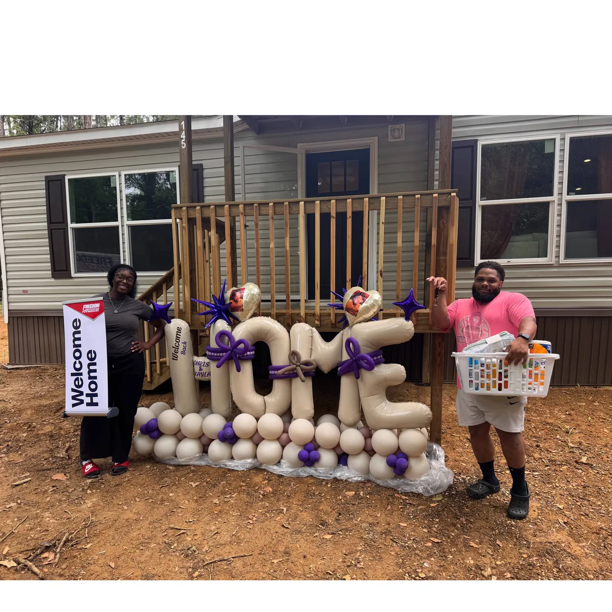 Christopher B. welcome home image