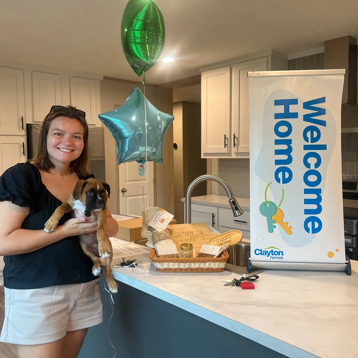 Mikayla M. welcome home image