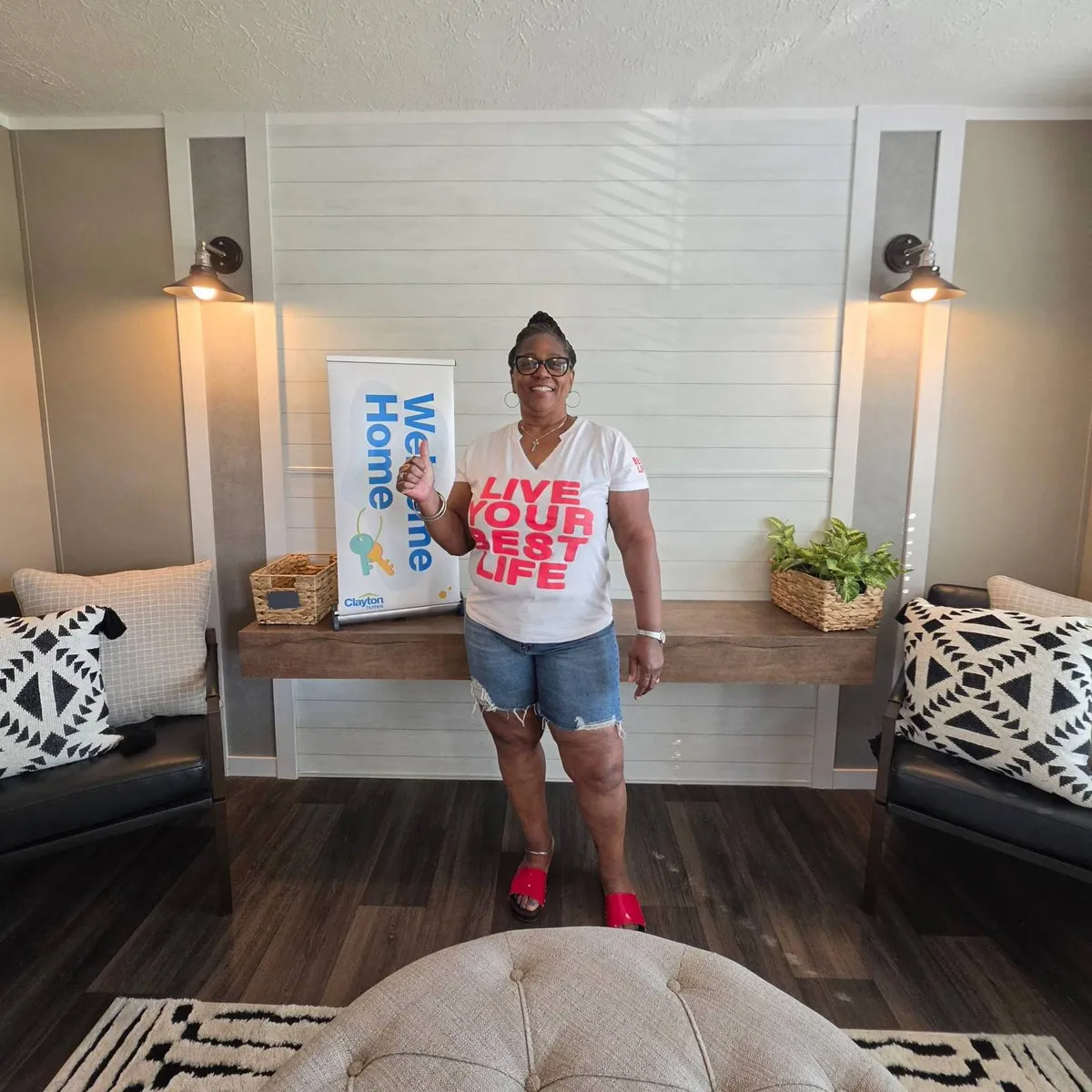 PAMELA B. welcome home image