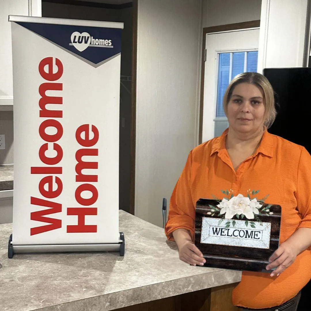 Maria Esther G. welcome home image