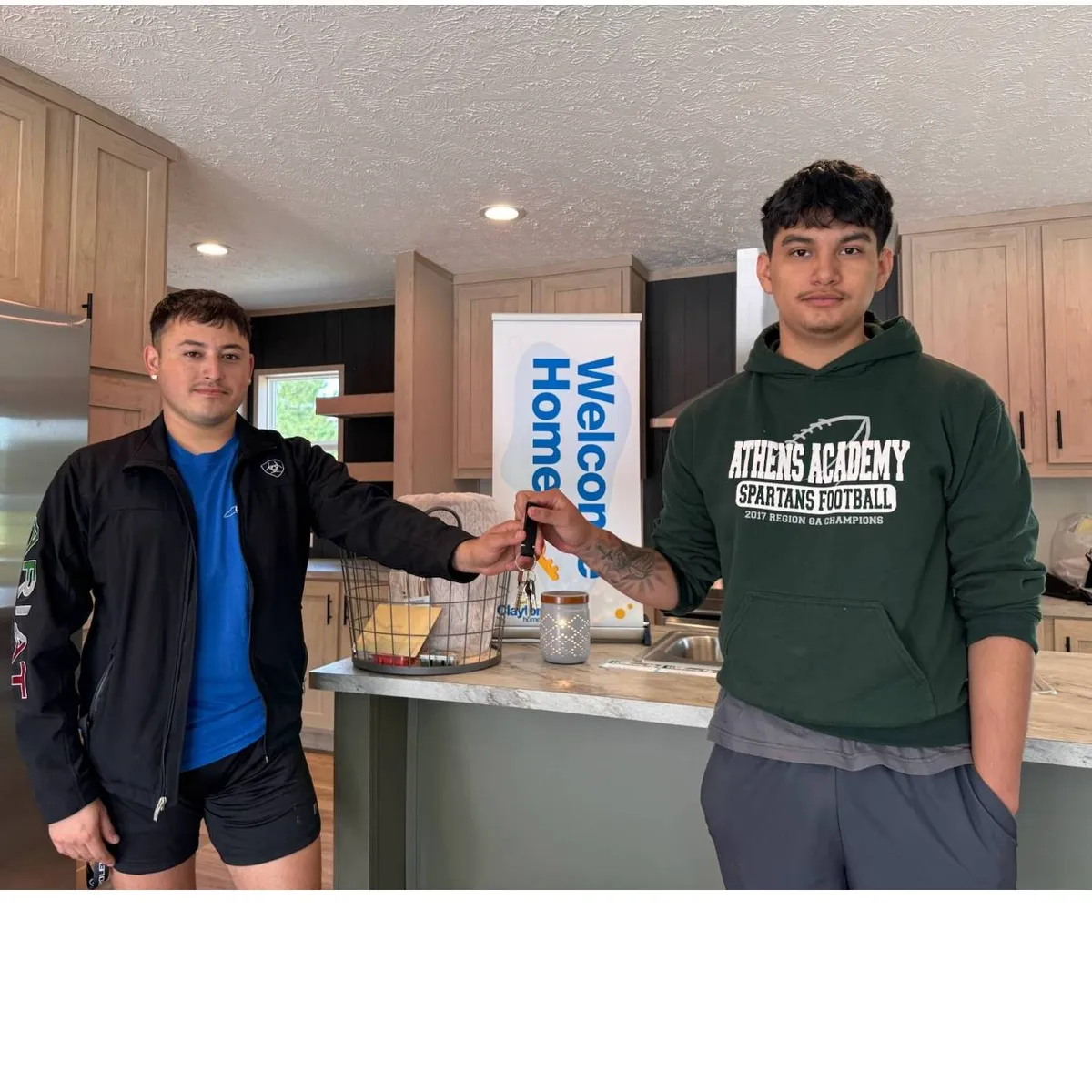Albert A. welcome home image