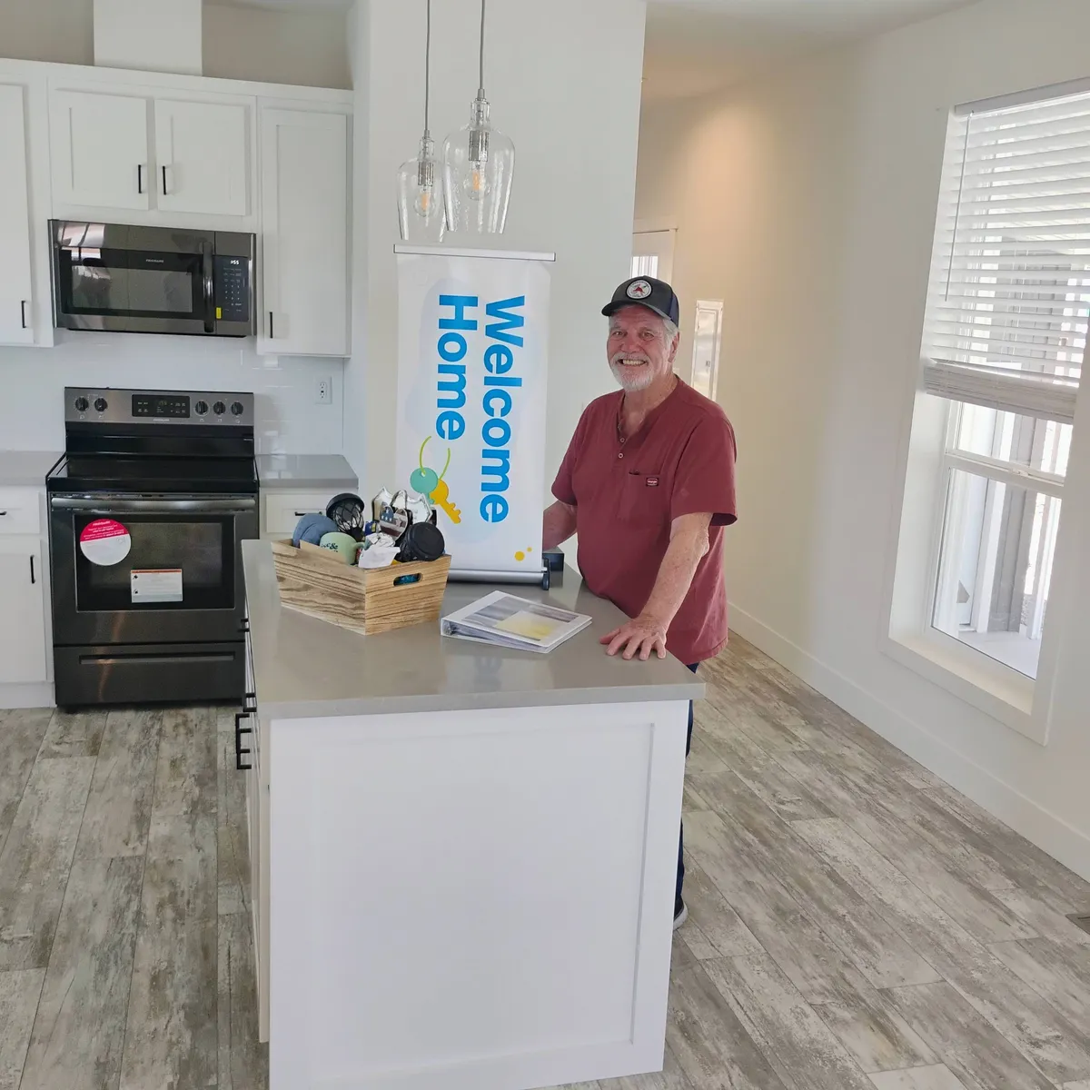 MICHAEL B. welcome home image