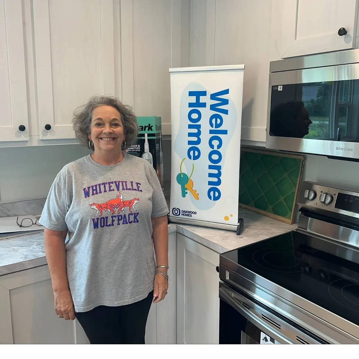 Gena W. welcome home image