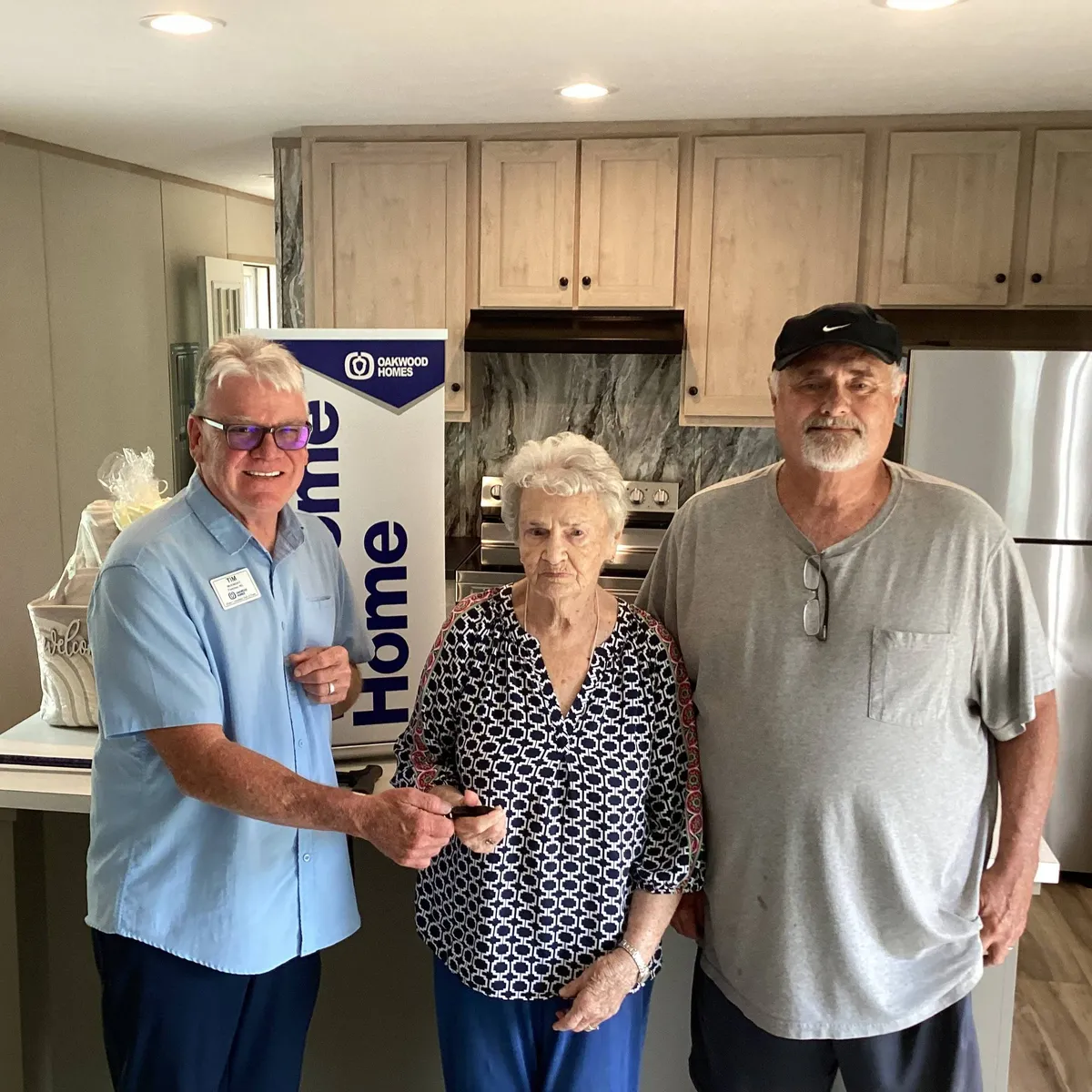 Evelyn M. welcome home image