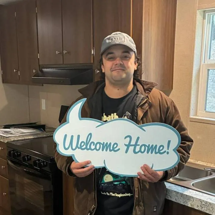 JAMES M. welcome home image