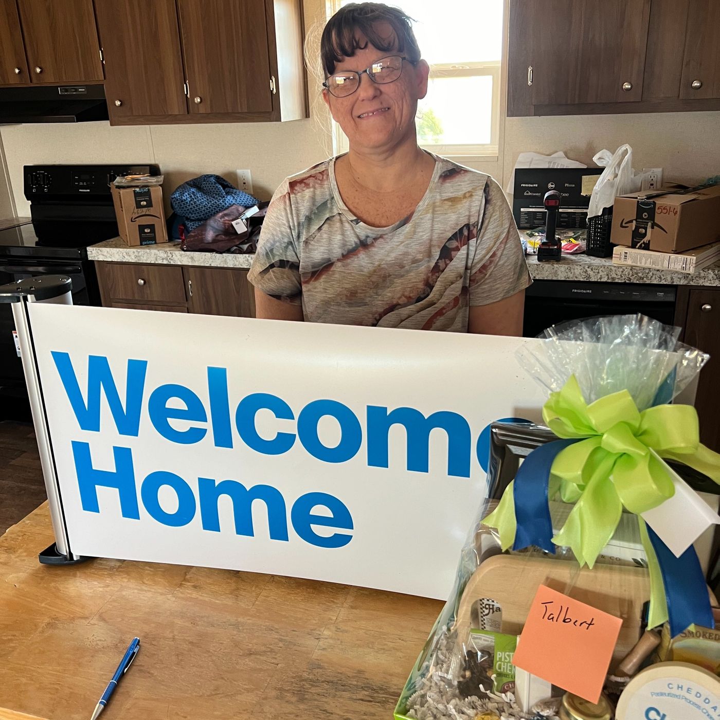 LINDA T. welcome home image