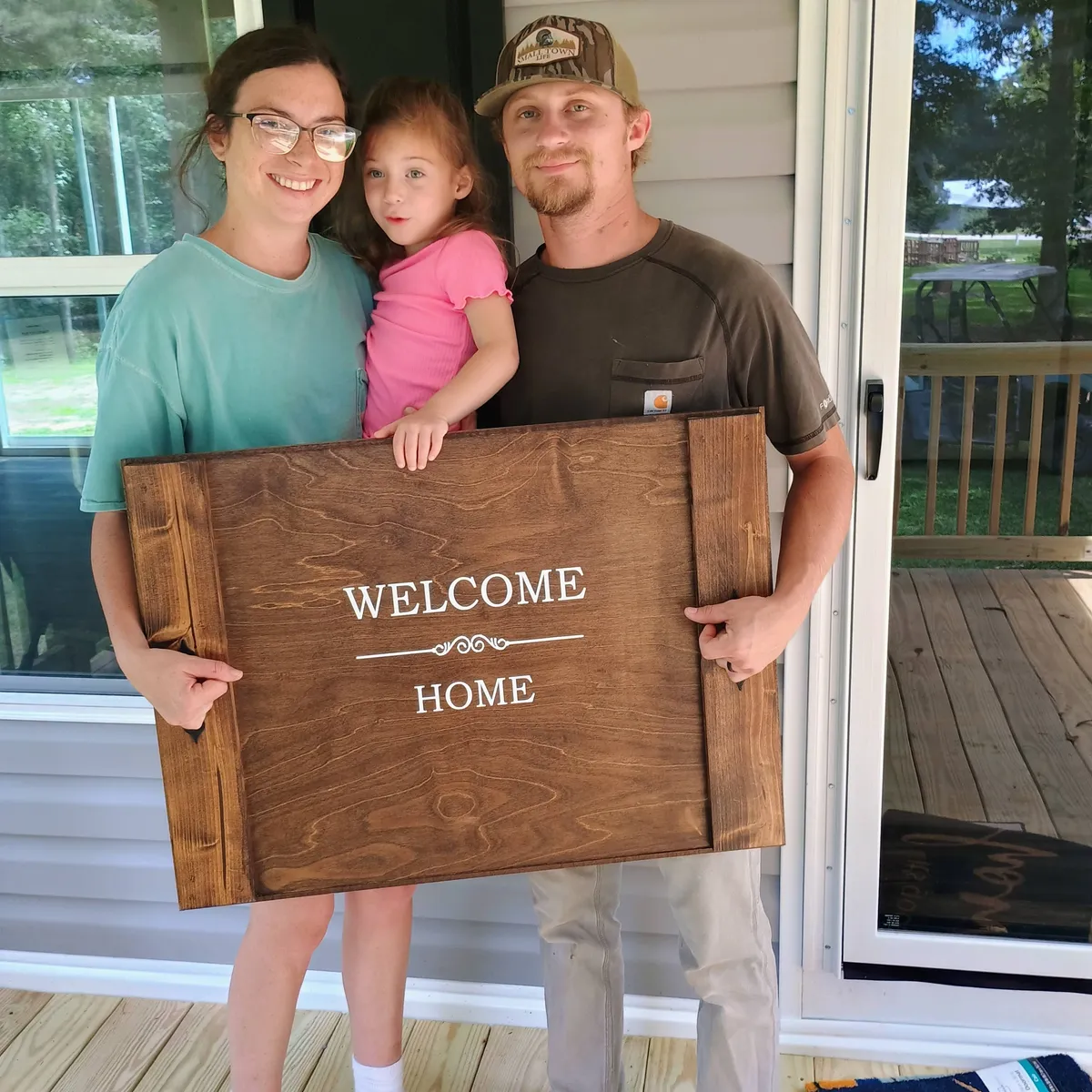 Laiken B. welcome home image