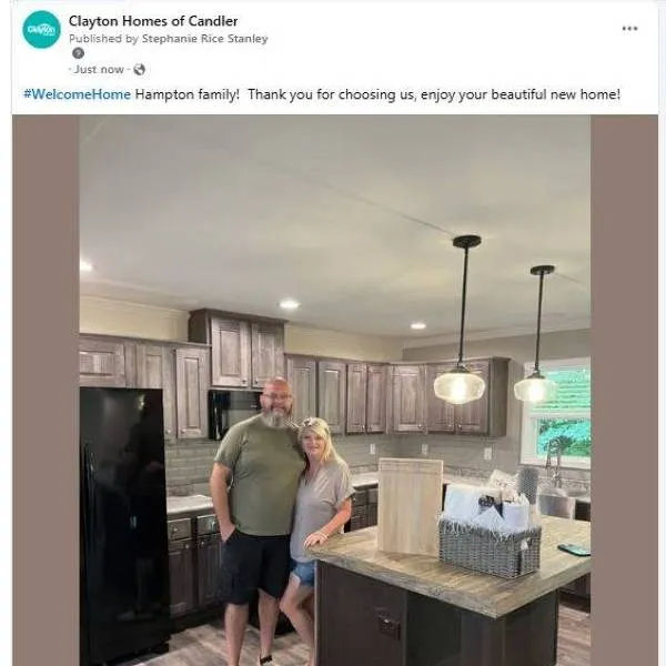 Kimberly H. welcome home image