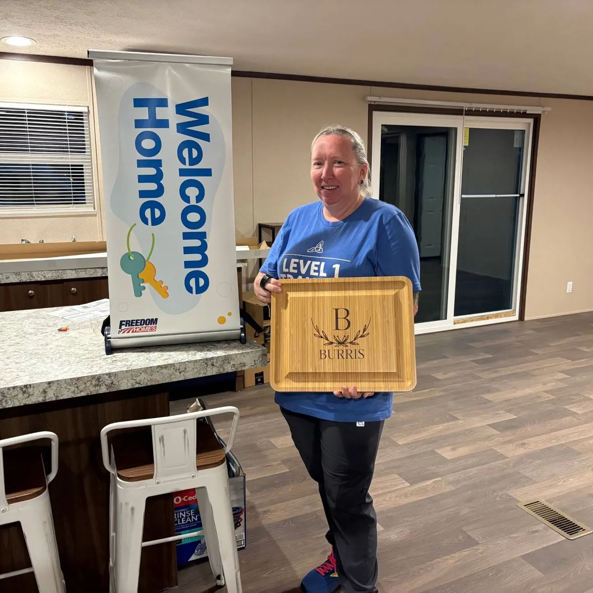 Kevin B. welcome home image