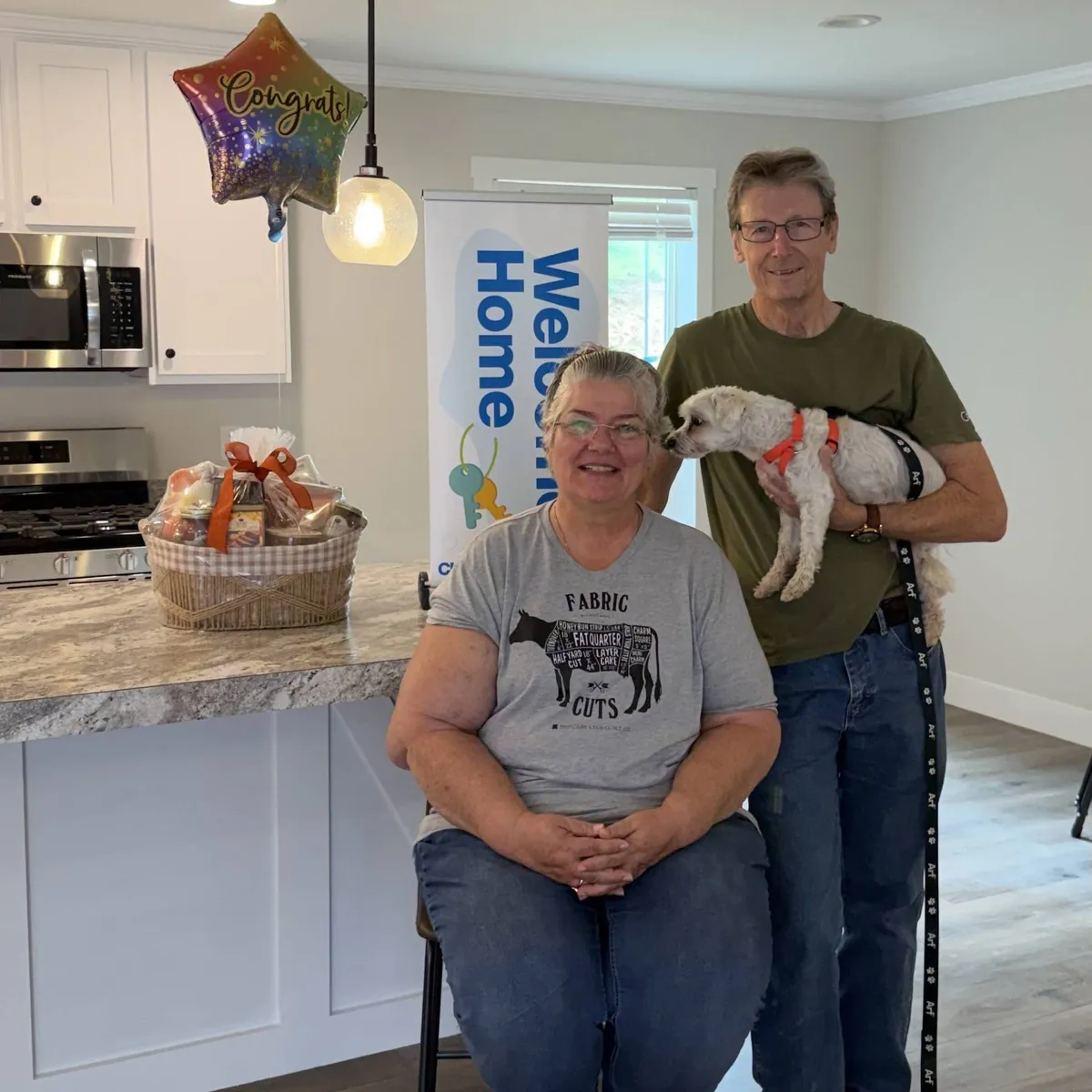 FREDERICK C. welcome home image