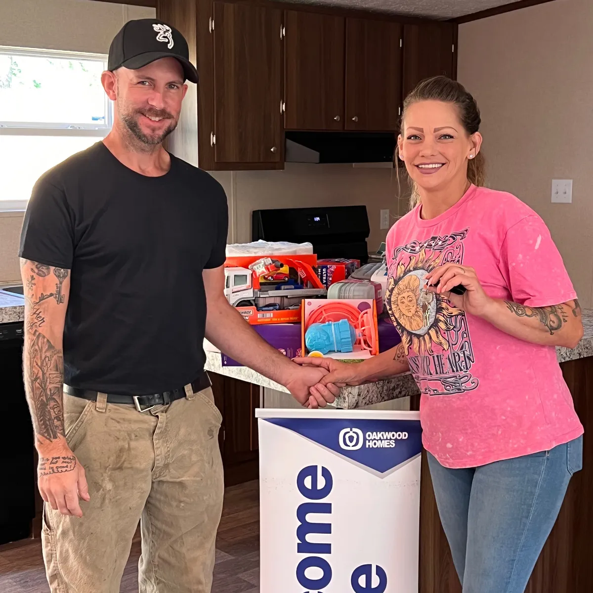 NICHOLAS M. welcome home image