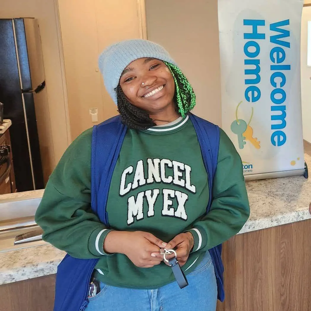 Madlynn J. welcome home image