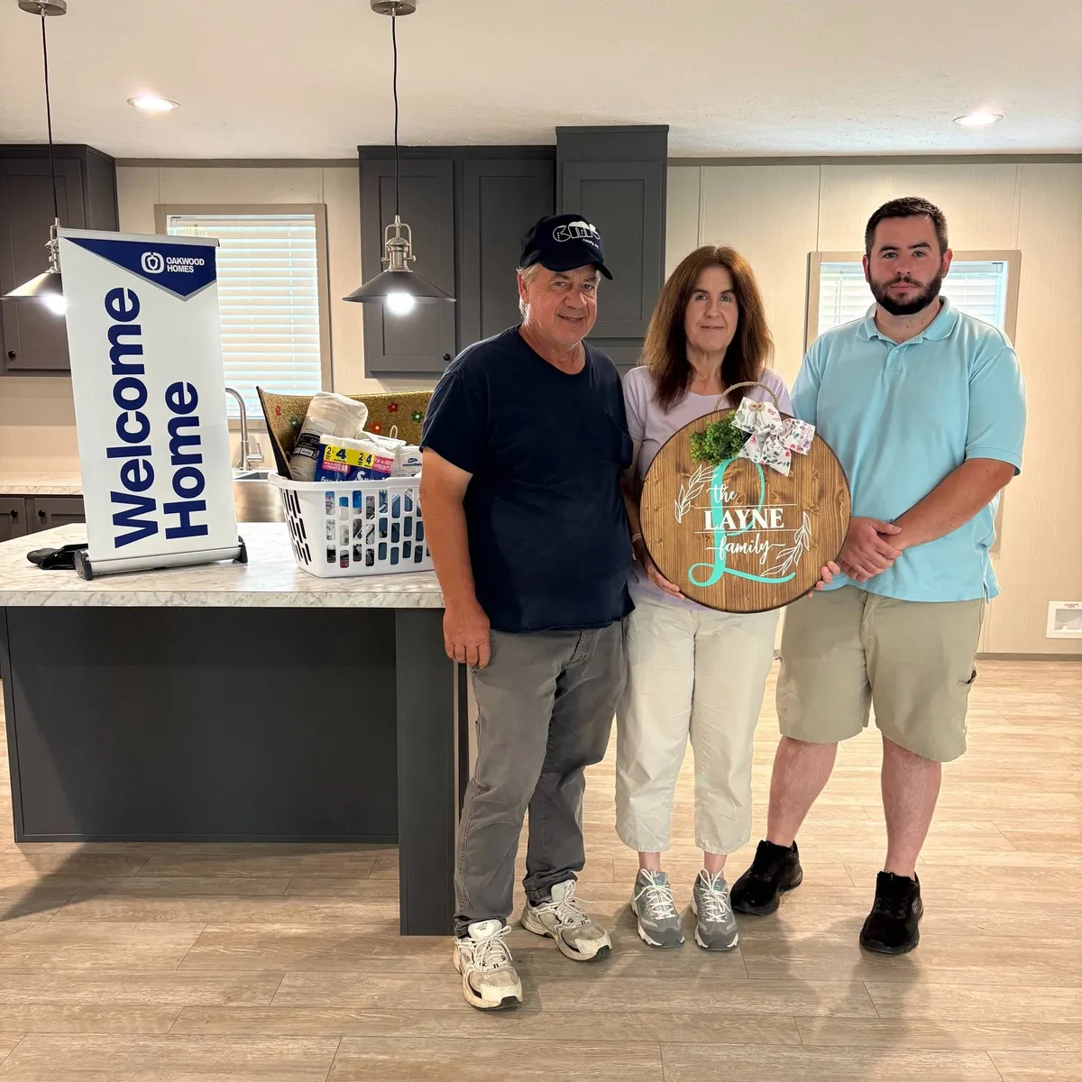 JUSTIN L. welcome home image