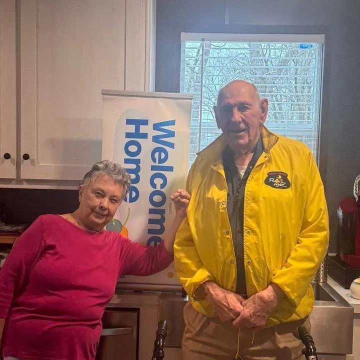 CLARENCE S. welcome home image