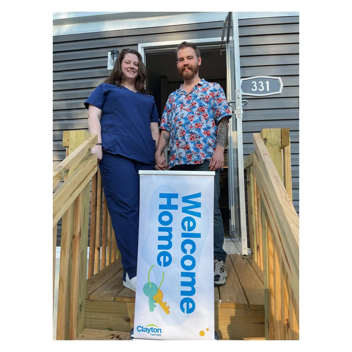 DONALD M. welcome home image